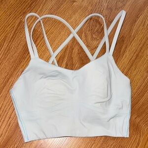 Lululemon Athletica Strappy Light Blue Sports Bra